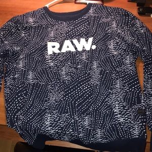 Blue G-Star Raw long sleeve sweater